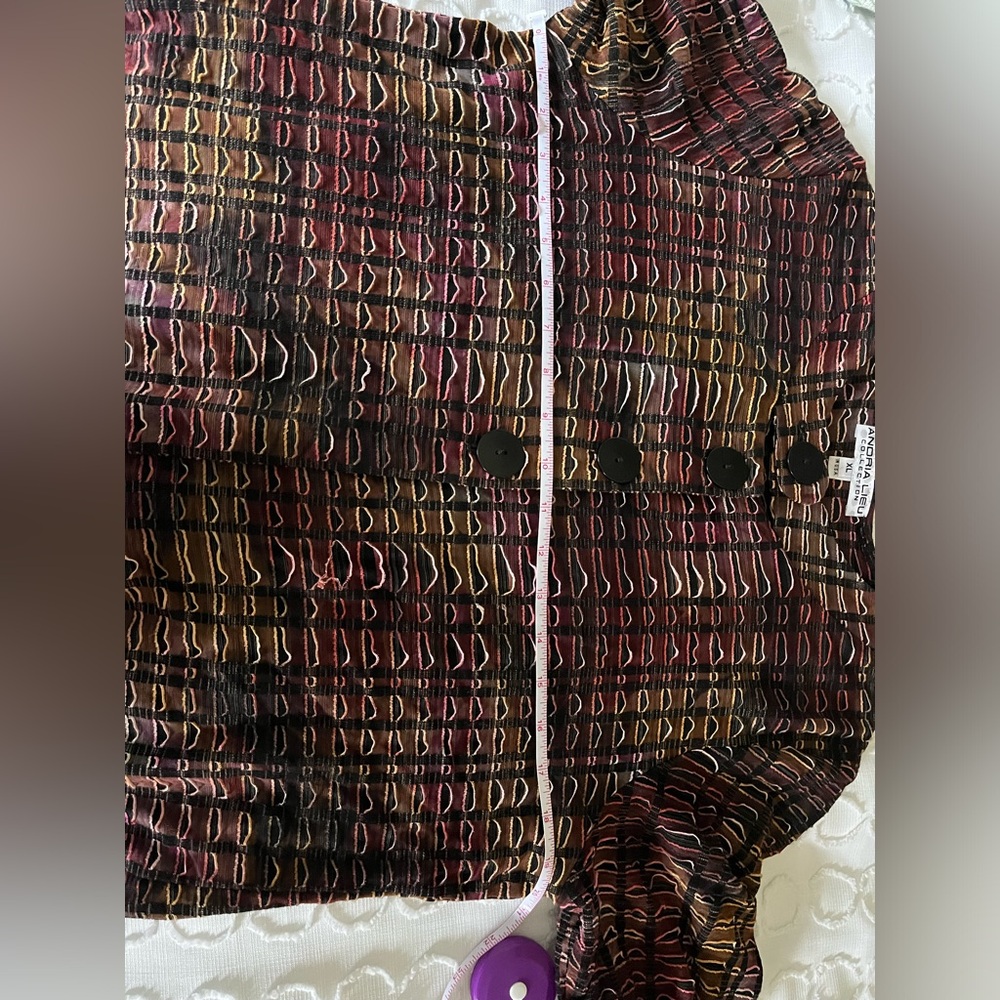 Andria Lieu Xl Jacket With Sweet Button Detailing… - image 7